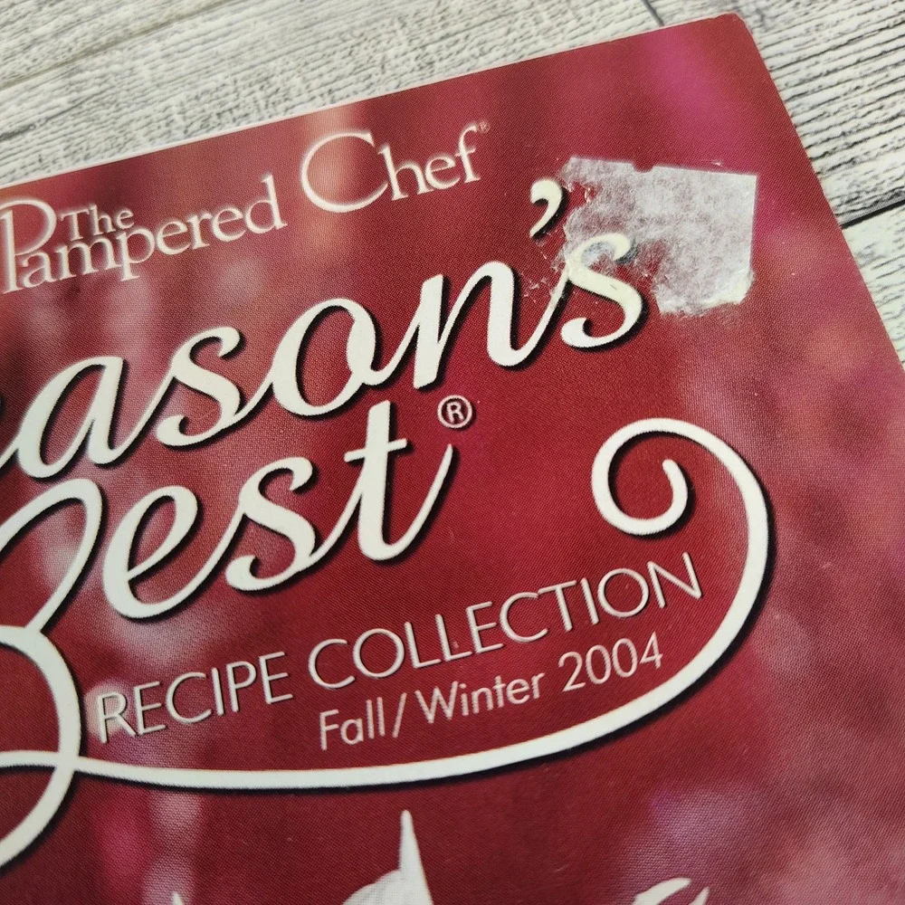 Pampered Chef 2004 Fall‎ Winter Cookbook Booklet Recipe Collection GOOD